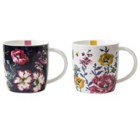 Set of 2 Mugs By Joules in Floral Prints